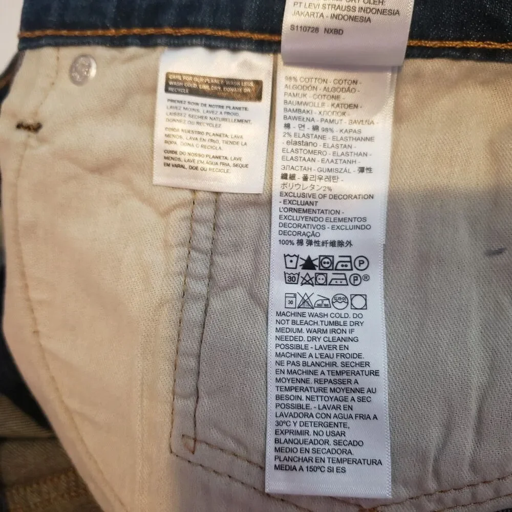 Levis 559 Relaxed Straight Leg Denim Jeans Mens Size 34W X 32L NEW